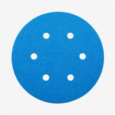 Blauwe polyester schuurschijf